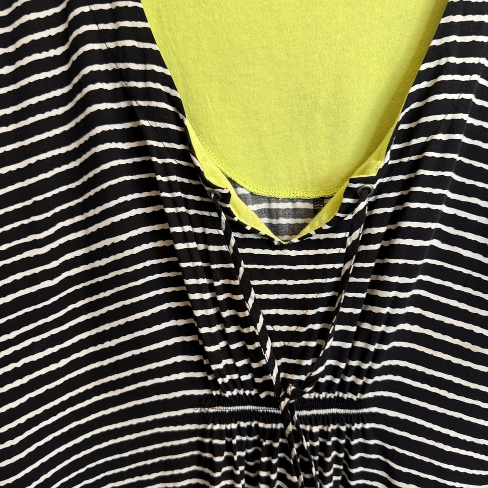 Women's Unbranded Dress Size 3X Black and White Striped - Picture 6 of 10